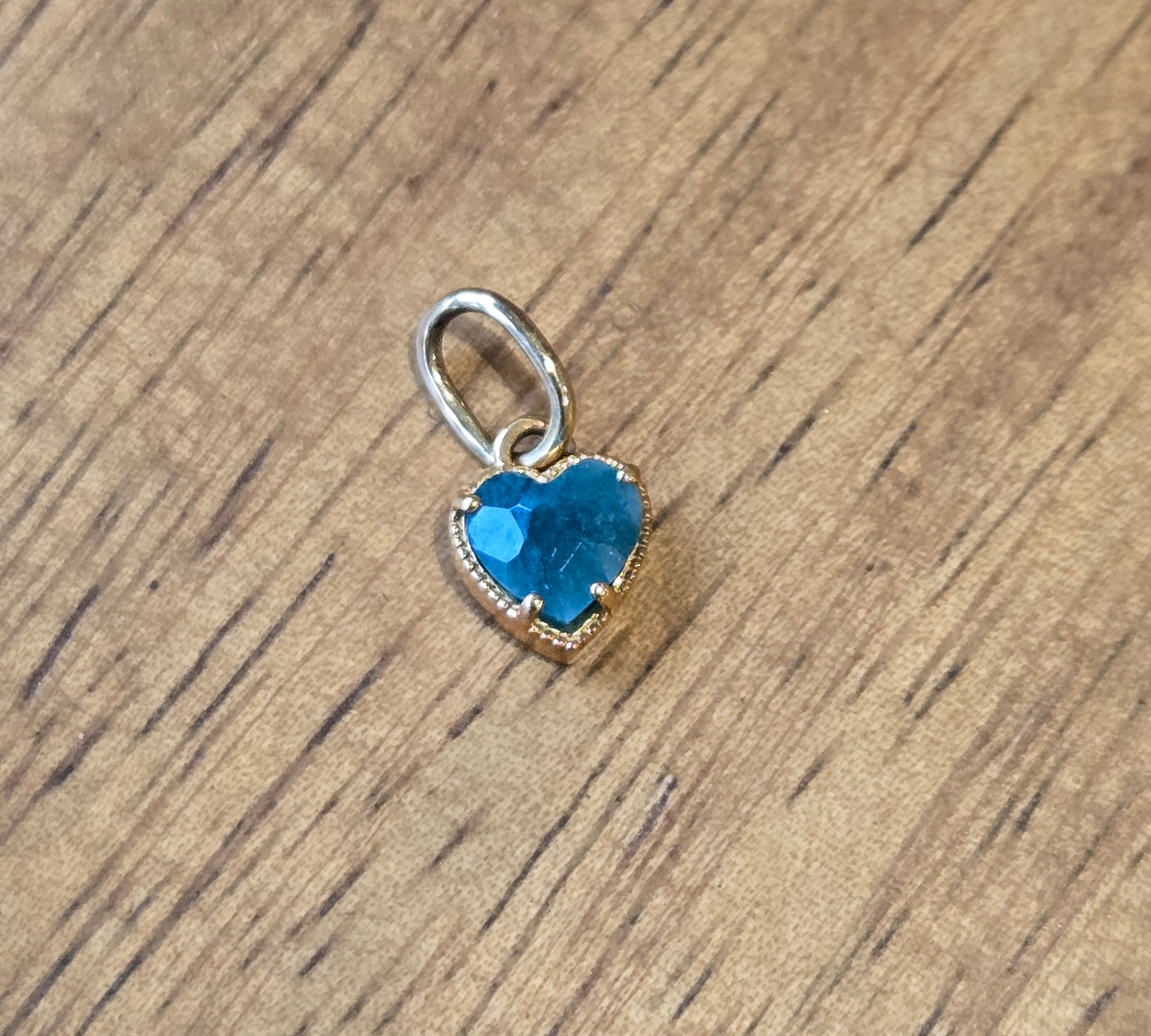 Gemstone Heart-Shape Pendant | 14k Gold