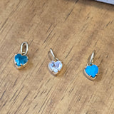 Gemstone Heart-Shape Pendant | 14k Gold