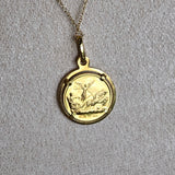 gemini medallion | 10k gold