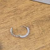 Small CZ Hoops | 10k Gold
