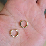 Everyday Tiny Gold Hoops | 10k Gold
