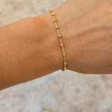 Disco ball bracelet | 10k gold