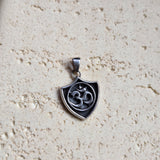 Om Symbol Sterling Silver Pendant