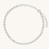 Disk Anklet | Sterling Silver