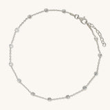 Poppy Anklet | Sterling Silver