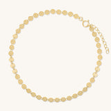 Disk Anklet | Gold Filled
