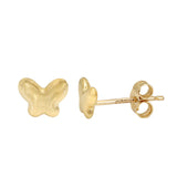 Mini Butterfly Studs | 10k Solid Gold