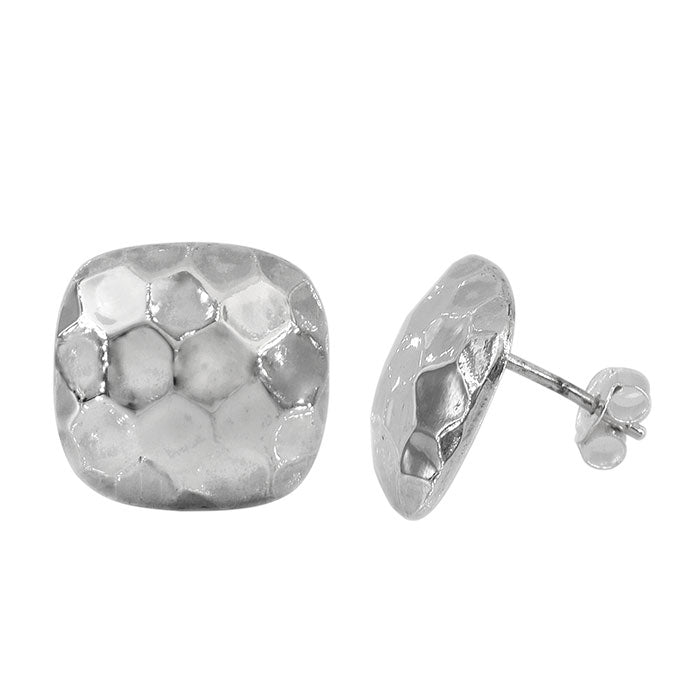 Puffy Square Studs | SS
