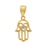 Hamsa Hand Pendant | 10k Gold