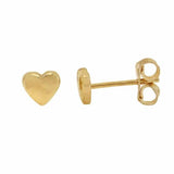Heart Studs | 10k Solid Gold