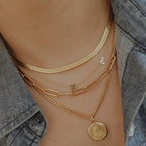 Custom Initial Necklace | 14k Solid Gold