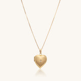 Diamond Heart Locket