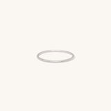 Solid sterling silver stacking ring