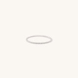 Sterling silver twist ring