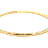Gold Mesh Flex Stretch Bracelet | 14k Solid Gold