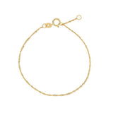 Rope Anklet | 10k gold