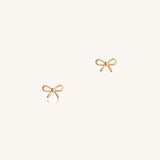 Bow Studs | 14k Gold