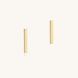 Long Bar Studs | 10k Gold