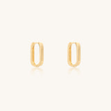 Minimal U Hoops | 10k Gold