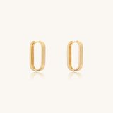 Minimal U Hoops | 10k Gold