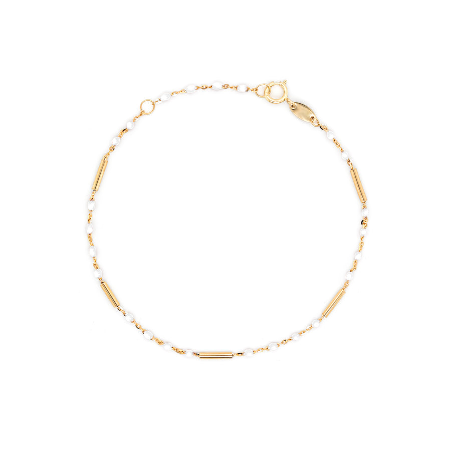 Enamel Bracelet | 10k Gold
