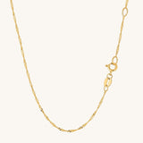Singapore Twist Necklace | 10k Solid Gold