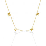 Floating Mama Necklace | 10k Gold