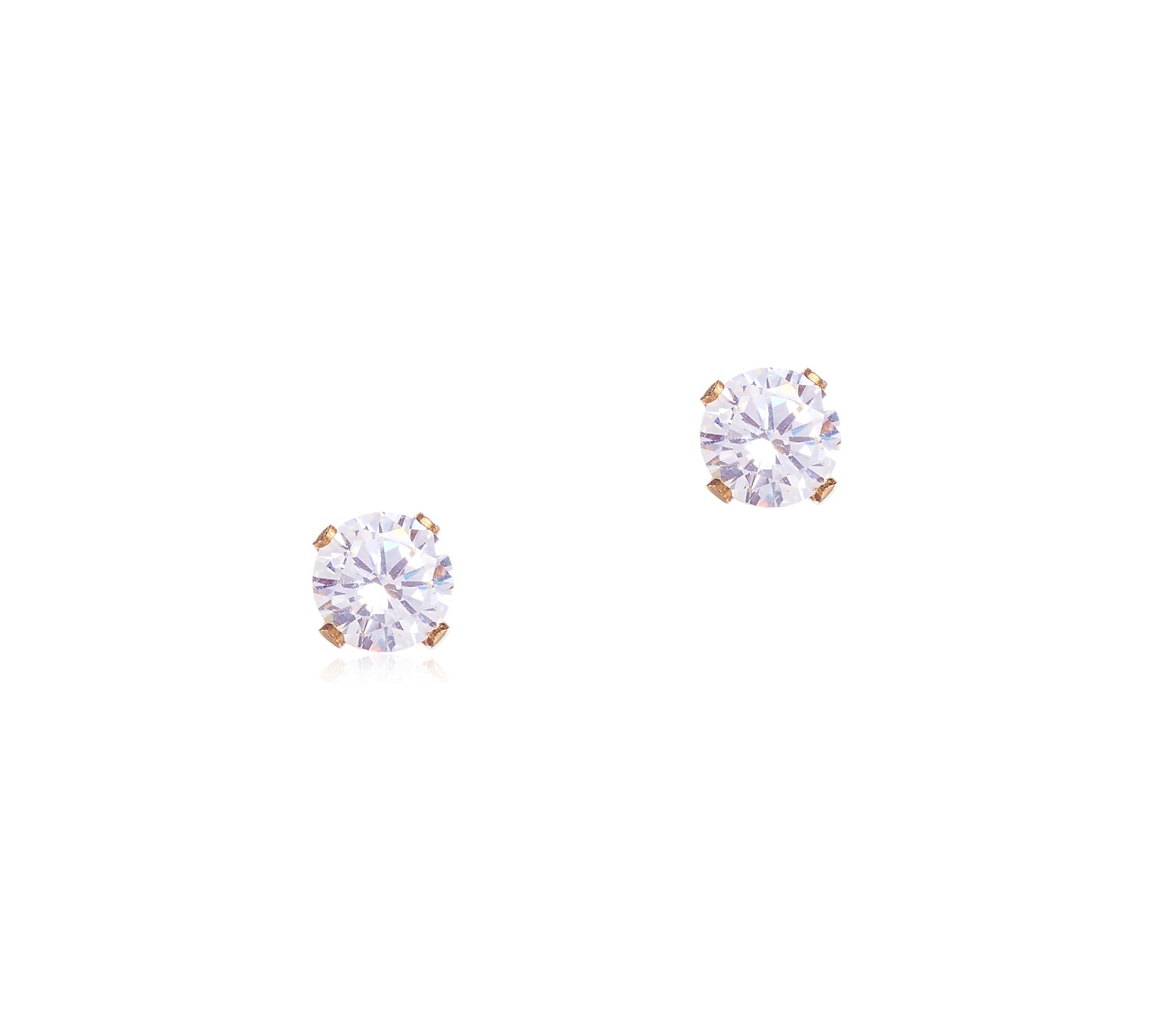 14k Gold-Filled Cubic Zirconia Studs