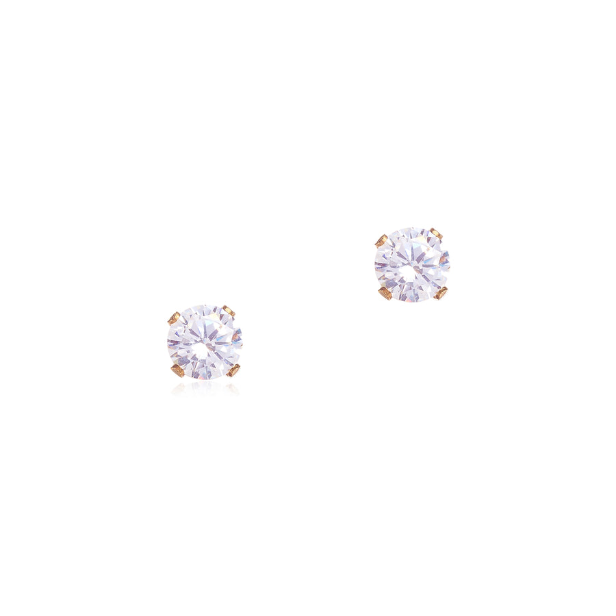 14k Gold-Filled Cubic Zirconia Studs