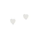 Sterling Silver Heart Studs