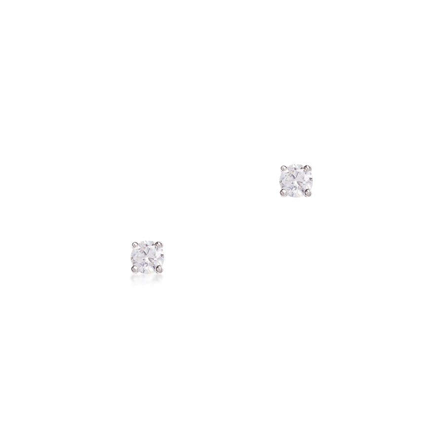 Sterling Silver & Cubic Zirconia Studs