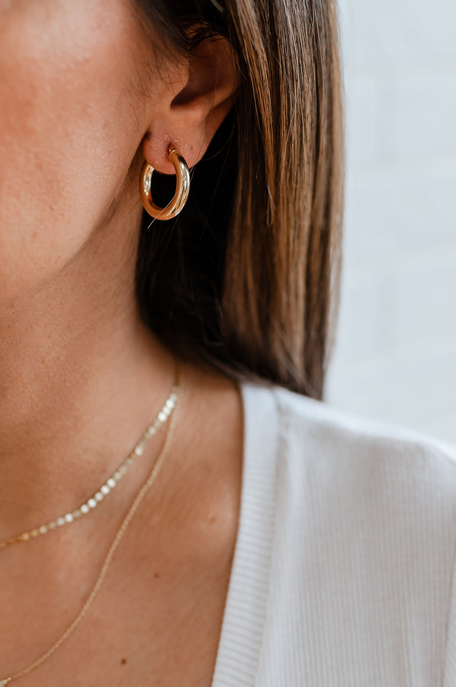 Thick Hoops | 10k Gold