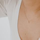 Diamond Heart Necklace | 14k Gold