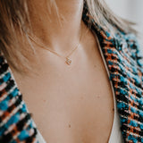 Diamond Heart Necklace | 14k Gold