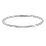 Solid sterling silver stacking ring